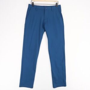 Rhone Commuter Pants Mens 30 Blue Classic Fit Performance Stretch Chino